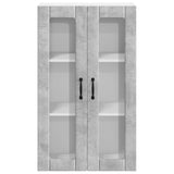 Wall Glass Cabinet LUCCA Concrete Grey 60 x 31 x 100 cm 885178