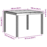 Garden Dining Set 5 pcs White Polypropylene 3378542
