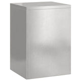 Plant Stand 2 pcs Silver 24 x 24 x 35 cm Stainless steel 865810