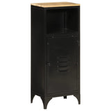 Bathroom Cabinet 40x27x90 cm Iron and Solid Wood Mango 358563