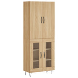 Highboard Sonoma Oak 69,5x34x180 cm Engineered Wood 3198068
