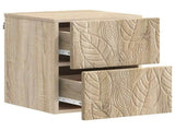 Wall-Mounted Bedside Cabinet Sonoma Oak 34.5 x 33 x 40 cm 898809