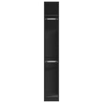 Wardrobe Black 30x50x200 cm Engineered Wood 3307775