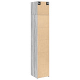 Slim Storage Cabinet Grey Sonoma 40x42,5x225 cm Engineered Wood 3281278