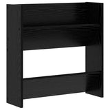 Shoe Cabinet 2 pcs Black Oak 60 x 18 x 60 cm Engineered Wood 875145