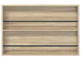 Magazine Rack 2 pcs Sonoma Oak 80 x 12 x 70 cm Engineered Wood 890843