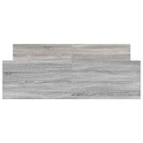 Bed Frame without Mattress Grey Sonoma 140x190 cm 3203787