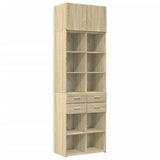 Storage Cabinet Sonoma Oak 70x42.5x225 cm Engineered Wood 3281338