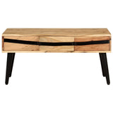 Coffee Table 88x50x42 cm Solid Acacia Wood 322676