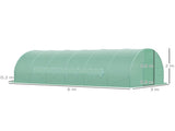 Large Polytunnel Walk In Greenhouse, Plant Gardening Tunnel Green House with Metal Hinged Door, T3398P313652