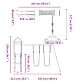 Outdoor Playset Impregnated Wood Pine 3279108