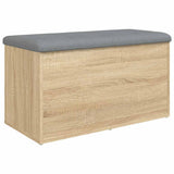 Storage Bench Sonoma Oak 82x42x45 cm Engineered Wood 835049