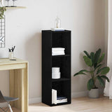 Bookcase Black Oak 36x30x114 cm Engineered Wood 862395