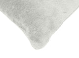 Cushion Cover 12 pcs HEERLEN Light Grey 40 x 80 cm Flannel 910185