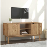 TV Cabinet OTTA 113.5x43x57 cm Solid Wood Pine 348594