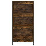 Book Cabinet Smoke Oak 60 x 30 x 121 cm Engineered Wood 886392