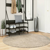 Rug ISTAN High Pile Shiny Look Beige 160 cm 375660