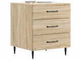 Bedside Cabinet Sonoma Oak 43 x 41 x 66.5 cm Engineered Wood 894787