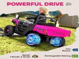 Kids Ride on Car, 12V Electric Kids UTV with Electric Dump Bed, 4-Wheel Suspension for 3-8 Years, T3398P422448