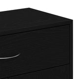 Sideboard with Drawer Black Oak 60 x 30 x 75 cm Engineered Wood 862448