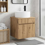 Wall-mounted Sink Vanity Artisan Oak 49 x 44.5 x 65.5 cm 890631