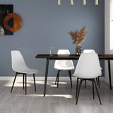 Dining Chairs 4 pcs White PP 338043