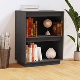 Console Cabinet Grey 60x34x75 cm Solid Wood Pine 813821