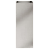 Planter Silver 32x29x75 cm Stainless Steel 841575