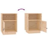 Bedside Cabinet 40x34x55 cm Solid Wood Pine 818315
