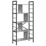 Bookshelf Grey Sonoma 75 x 30 x 156 cm Engineered Wood 883961