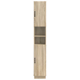 Bathroom Cabinet with Open Shelf HOORN Sonoma Oak 897257