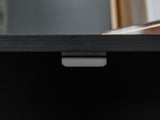 Two-Tier Locking Office Storage Cabinet - Black T3398P330506