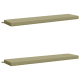 2-Piece Bench Cushions SOEST 2 pcs 100% Polyester Light Green 949953