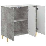 Sideboard Concrete Grey 89 x 34.5 x 80 cm Engineered Wood 894648