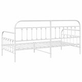 Daybed Frame White 100 x 200 cm Powder-Coated Steel 42002647