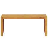 Bench Oil Natural 110 x 30 x 45 cm Solid Teak Wood 4108118