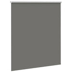 ZNTS Roller Blind Blackout Grey 130x150 cm Fabric Width 126.6 cm Polyester 4011134