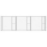 Dog Cage Silver 600 x 200 x 200 cm Galvanised Steel 3368307