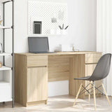 Desk with Drawer Sonoma oak 140 x 49 x 76 cm Engineered wood 3328509