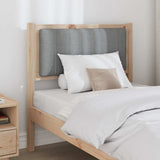 Upholstered Headboard Brown 80 cm Solid Pine Wood 879089