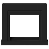 Fireplace Surround Black 100x30x87.5 cm Engineered Wood 854563