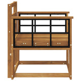 Outdoor Sofa Solid Acacia Wood Natural 3436241