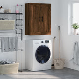 Wall Mounted Cabinet Brown Oak 69.5x34x90 cm Engineered Wood 830411