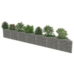 ZNTS Gabion Wall Galvanised Steel 450x30x50 cm 143572