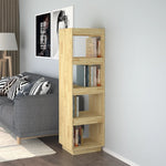 ZNTS Book Cabinet/Room Divider 40x35x135 cm Solid Pinewood 810849