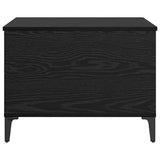 Coffee Table Black Oak 60 x 44.5 x 45 cm Engineered Wood 881173