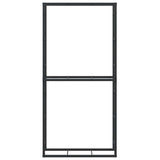 Firewood Rack Black 100x30x209 cm Steel 4018469