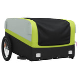 Bike Trailer Black and Green 45 kg Iron 94053