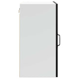 Kitchen Wall Cabinet Lucca Black Engineered Wood 853788
