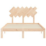 Bed Frame without Mattress 120x200 cm Solid Wood Pine 3193721